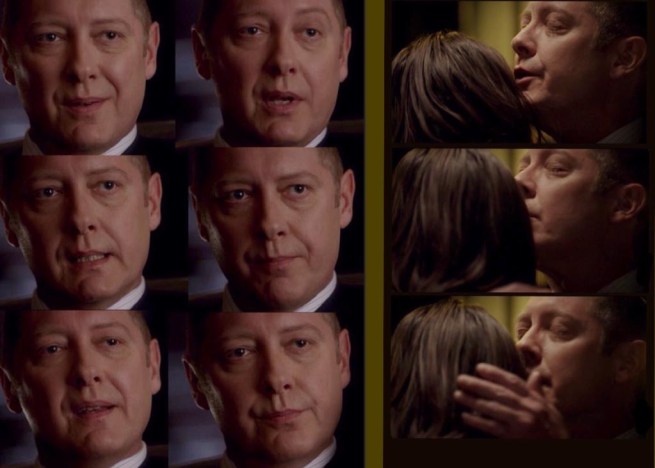 Red's discussion with Fitch; comforts Liz (2:8 Decembrist) 