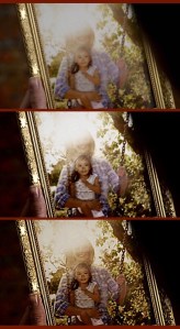 Photograph of young Liz ("Masha") & her mother, Katarina Rostova, a KGB agent (2X enhancements)